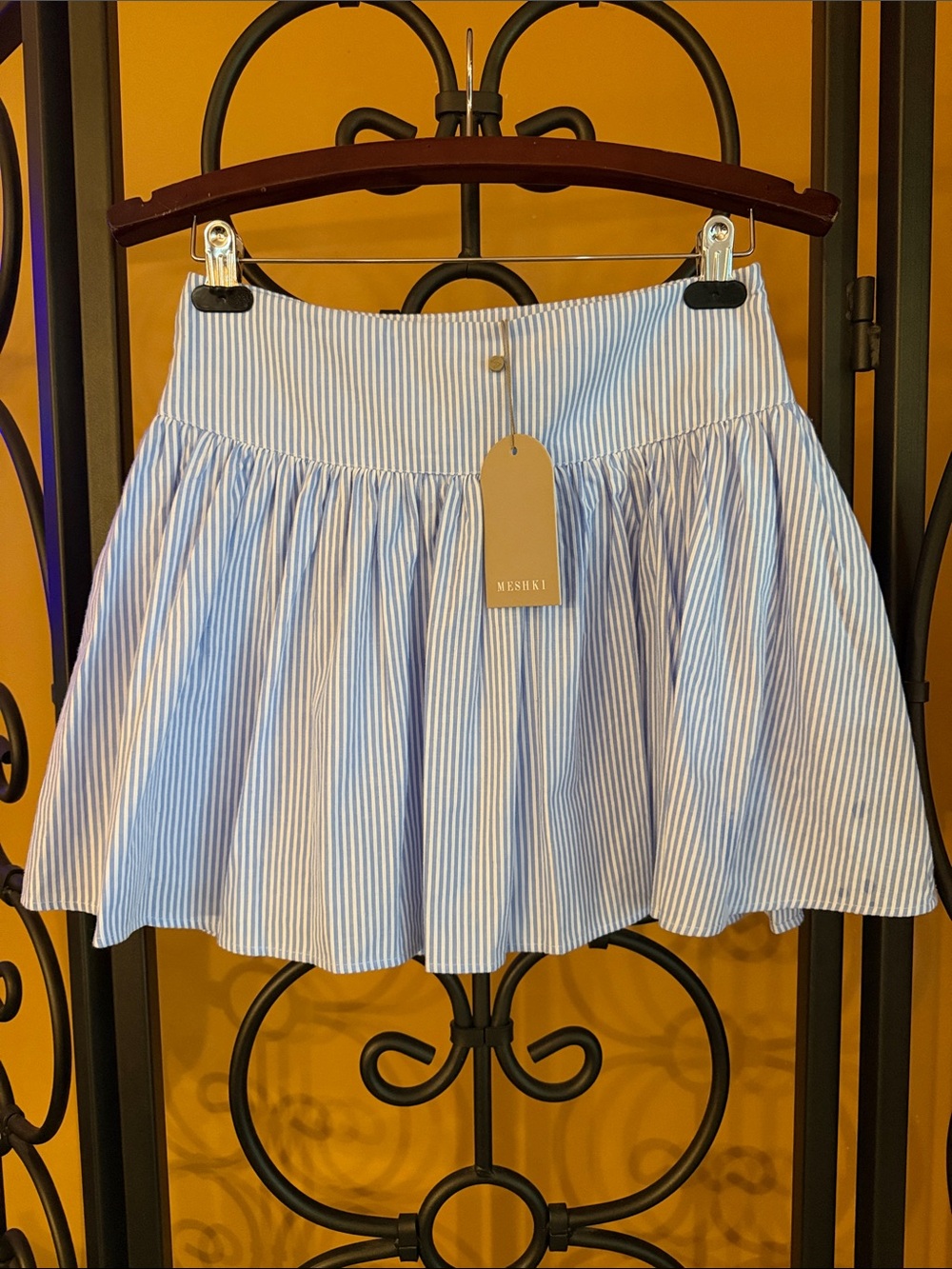 MESHKI Gretel Hem Mini Skirt